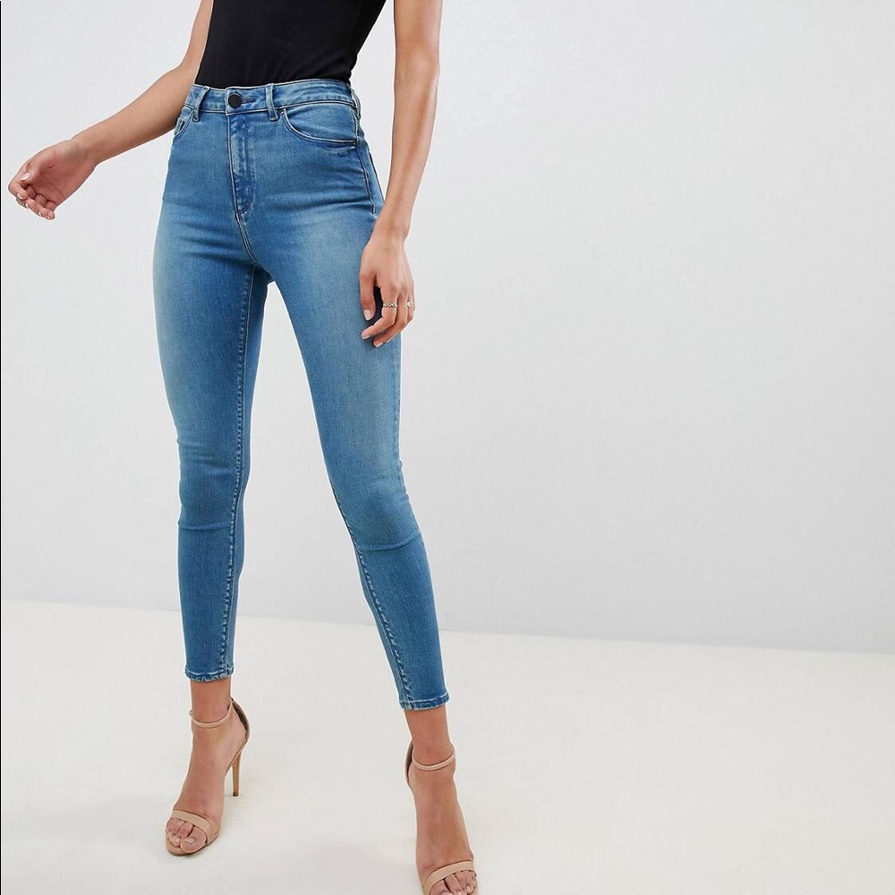 ASOS DESIGN Ridley High Waist Skinny Jeans